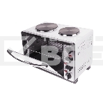 Мини-печь Mystery MOT-3330 (нержавеющая сталь, 1500 Вт, 2 конфорки, гриль, съемный вертел), фото6