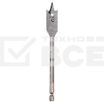 Сверло перовое по дереву Kranz 18х152 мм, шестигранный хвостовик, фото2