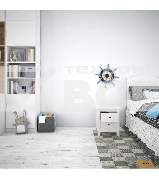 Светильник Hiper настенно-потолочный Штурвал LED 14Вт белый/голубой H062-1