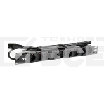 Блок 9 розеток DIN49440 (нем. cтанд.) 1U, шнур 2м вилка IEC 320 C14, профиль из ПВХ, черный PDU 9 розеток DIN49440 (нем. cтанд.) 1U, шнур 2м вилка IEC 320 C14, профиль из ПВХ, черный, фото2