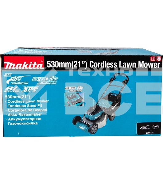 Газонокосилка роторная Makita DLM532Z 1600Вт