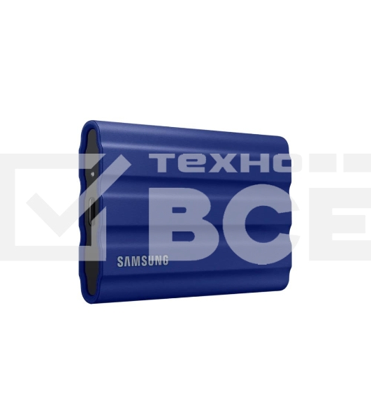 Накопитель SSD Samsung T7 Shield MU-PE1T0R/WW, USB3.2, 1ТБ, синий