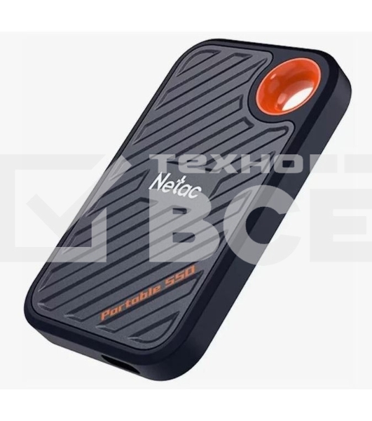 Накопитель SSD External Netac 1.0Tb ZX20 <NT01ZX20-001T-32BL> (USB3.2 Gen2 x2 Type C, up to 2000/1800MBs, 71.5x43.5x8mm, Plastic) Black