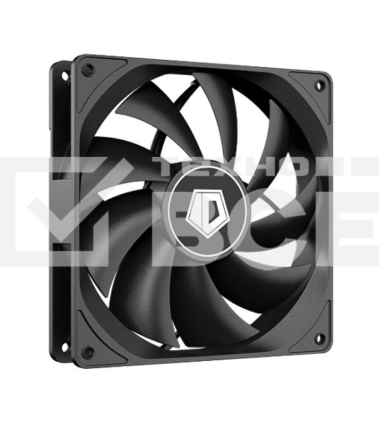 Вентилятор для корпуса ID-Cooling FL-12025K черный 120мм 1250rpm 21db 3-pin