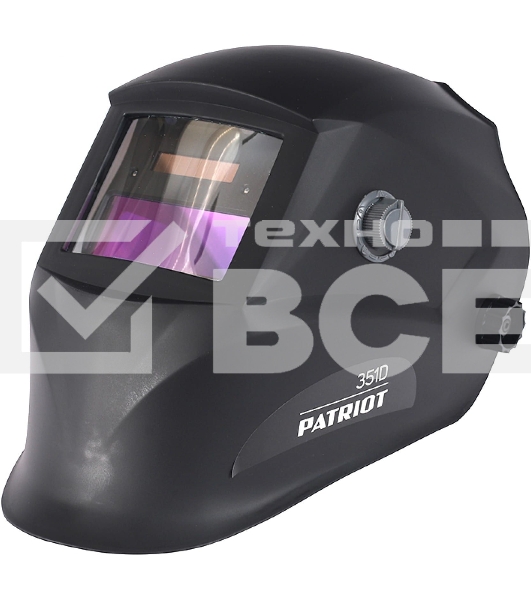 Маска сварщика Patriot 351D в индивидуальной упаковке