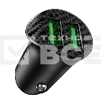 Авто ЗУ/ QC 3.0/ 2 USB/ HOCO HC-35027 Z39/ Выход: 5V_9V_12V, 18W/ черный, фото2