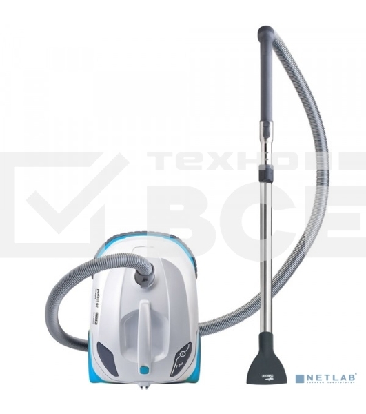 Пылесос Thomas AQUA-BOX Perfect Air Allergy Pure белый/синий, 1700 Вт, уборка сухая/сбор жидкости, пылесборник контейнер 2.6 л