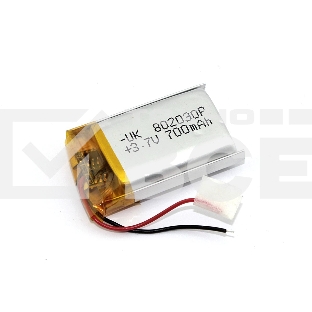 Аккумулятор Li-Pol (батарея) 8*20*30мм 2pin 3.7V/700mAh