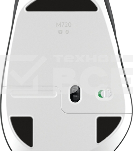 Мышь беспроводная Logitech M720 Triathlon черный, 1000 dpi, радиоканал, Bluetooth, USB, кнопки - 8