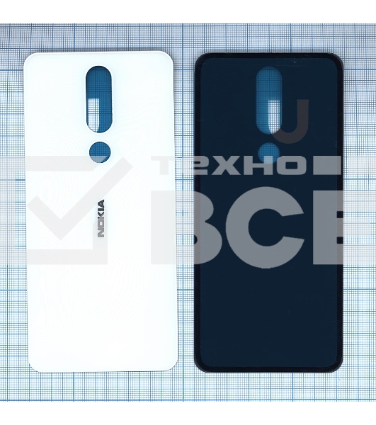 Задняя крышка для Nokia X5 белый