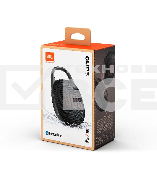 Портативная акустика JBL CLIP 5, черный