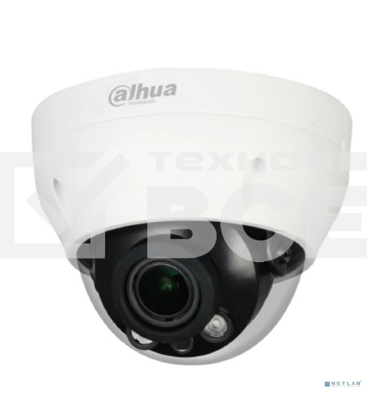 Купольная IP-видеокамера DAHUA DH-IPC-HDPW1431R1P-ZS-S4 4Мп, 1/3” CMOS, моторизованный объектив 2.8~12мм, ИК-подсветка до 40м, IP67, корпус: пластик