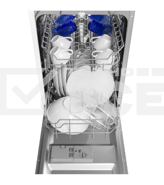 Посудомоечная машина Maunfeld MWF45220W, белый, 44.8 см, 10 компл., 49 дБ, класс A++