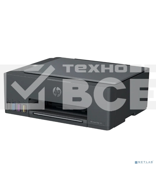 МФУ струйный HP Smart Tank 581 AiO (4A8D4A), A4, цветной, печ. до 22 стр/мин. (ч/б) до 16 стр/мин. (цвет), 1200 x 1200 dpi, USB, Wi-Fi, Air Print, Mopria