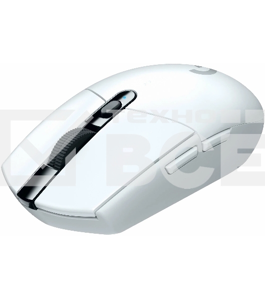 Мышь беспроводная Logitech G304 Lightspeed белый, 12000 dpi, радиоканал, USB, кнопки - 6