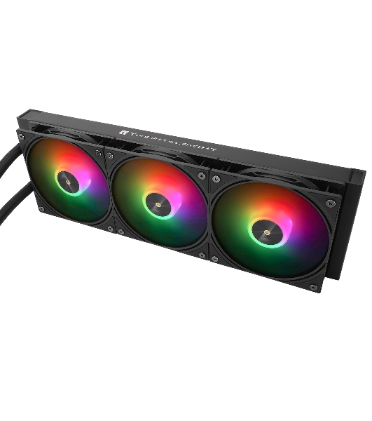 Система жидкостного охлаждения Thermalright Frozen Warframe 360 ARGB Soc-AM5/AM4/1200/1700/1851 черный 4-pin 29.8dB Al LCD Ret (F-WFRAME-360-BL-ARGB)