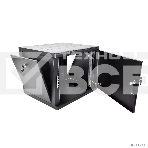 Шкаф телекоммуникационный настенный разборный ЦМО 9U (600 x 650) съемные стенки, дверь металл, черный (ШРН-М-9.650.1-9005), фото3