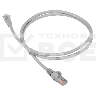 Патч-корд LANMASTER LSZH UTP кат.5e, 15 м, серый