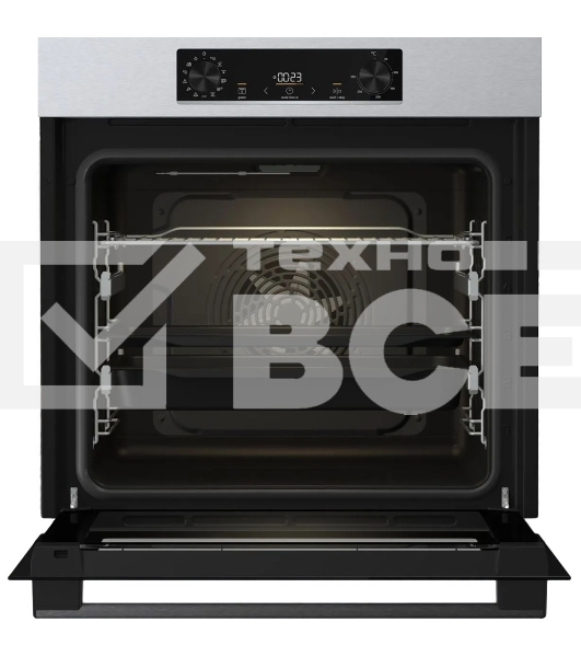 Встраиваемые электрические духовки GORENJE/59.5 х 59.5 x 56.4 см, 77 л, приготовление с паром, нержавеющая сталь