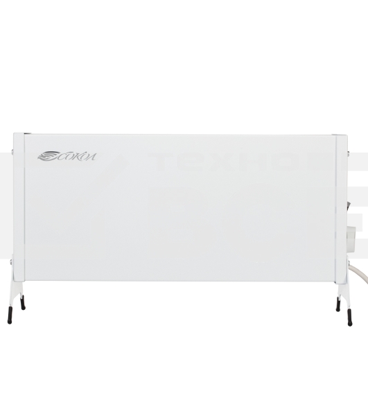 Конвектор СОКОЛ Такса 60-0121, белый, 1000 Вт, 15 м2, механический термостат