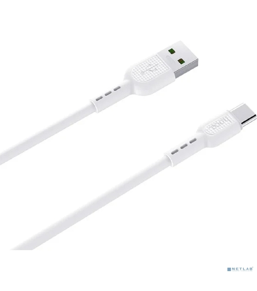 Кабель USB 2.0 HOCO X33, AM/Type-C, белый, 1м, 5А