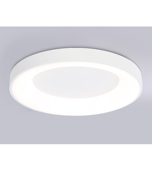 Потолочный светодиодный светильник Ambrella light FZ1401 WH белый IP20 48W 3000K-6500K D500*50 (ПДУ ИК)