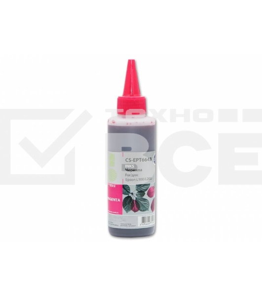 Чернила Cactus CS-EPT6643 пурпурный (100мл) Epson L100