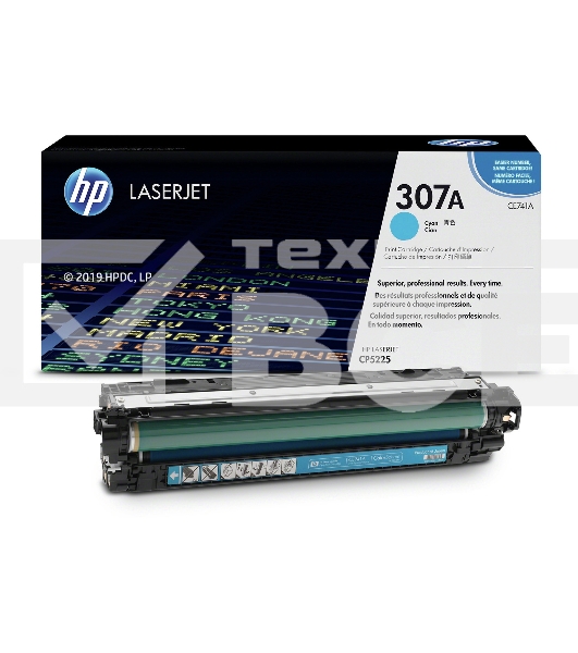 Картридж лазерный HP CE741A голубой Color LJ CP5225 (7300стр.)