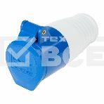 Розетка 213 переносная 2Р+РЕ 16А 220В IP44 Rexant, фото2