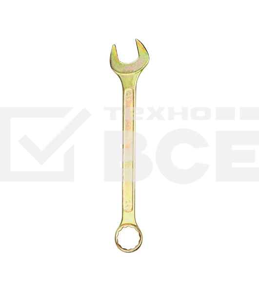 Ключ комбинированный Rexant 24 мм, желтый цинк