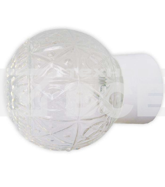 Светильник ЭЛЕТЕХ НББ 64-60-080 'Ребус' d150 1х60Вт E27 IP20 прозр. прям. осн.