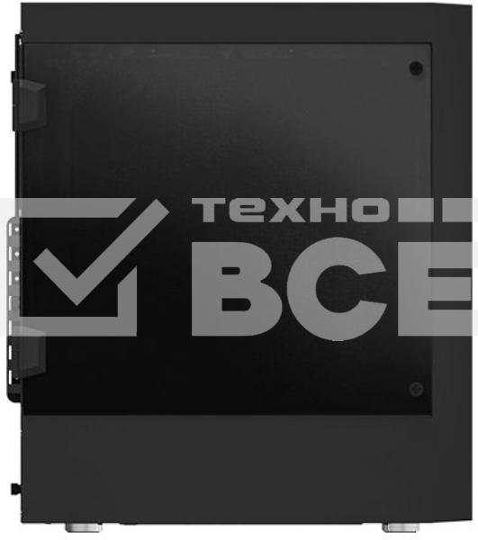 Компьютерный корпус ZALMAN T7, ATX, BLACK, WINDOW, 2xCOMBO (3.5