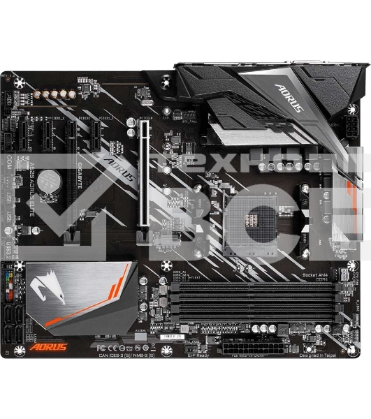 Материнская плата Gigabyte A520 AORUS ELITE, AM4, AMD A520, 4xDDR4, 4xSATA, 1xM.2, 1xPCI-E 3.0 x16, 1xHDMI, 1xDVI-D, 1x 1Gb LAN, 2xUSB 2.0, 4xUSB 3.2 Gen 1, 3x3.5 мм, 7.1, Micro-ATX