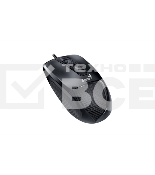 Мышь проводная Genius DX-150X черный, 1000 dpi, USB, кнопки - 3