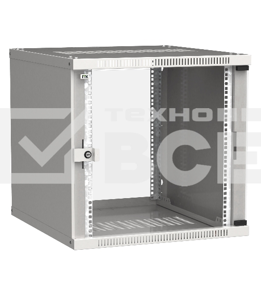 Шкаф ITK LWE3-12U64-GF LINEA WE 12U 600x450 мм дверь стекло серый