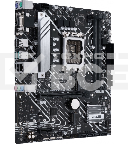 Материнская плата ASUS PRIME H610M-A D4-CSM, LGA 1700, Intel H610, 2xDDR4, 4xSATA, 2xM.2, 1xPCIe 4.0 x16, 1xPCIe x1, 1xDP, 1xD-Sub, 1xHDMI, 1x 1Gb LAN, 4xUSB-A 2.0, 2xUSB-A 3.2 Gen 1, 7.1, mATX