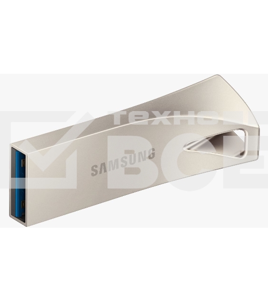 Флешка USB R/W 64Gb USB Drive <USB 3.1> Samsung BAR Plus (up to 300Mb/s) (MUF-64BE3/APC) серебристый