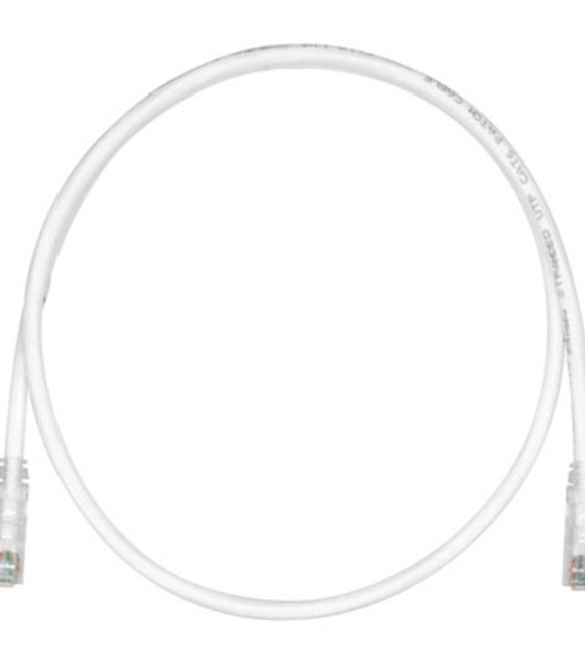 Патч-корд Panduit UTPSPL7MY UTP вилка RJ-45-вилка RJ-45 кат.6 7м белый LSZH