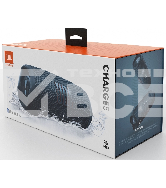 Портативная акустика JBL Charge 5, синий