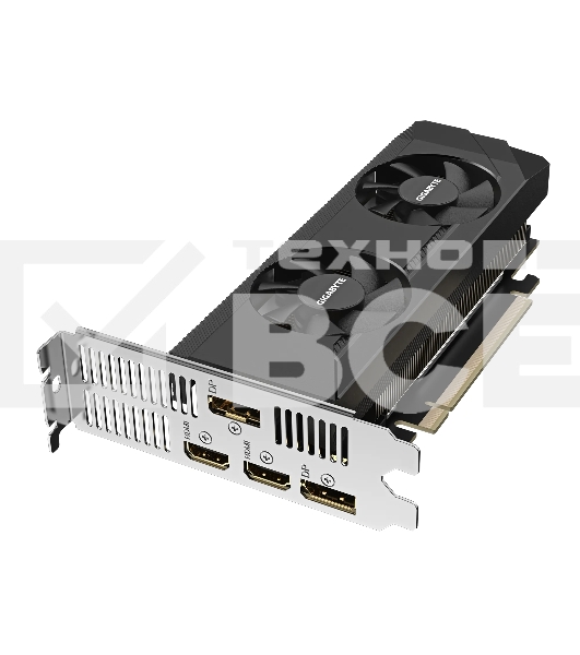 Видеокарта Gigabyte GV-N3050OC-6GL NVIDIA GeForce RTX 3050 6Gb 96bit PCI-E 4.0 GDDR6 1822/14000 HDMIx2 DPx2 HDCP Ret