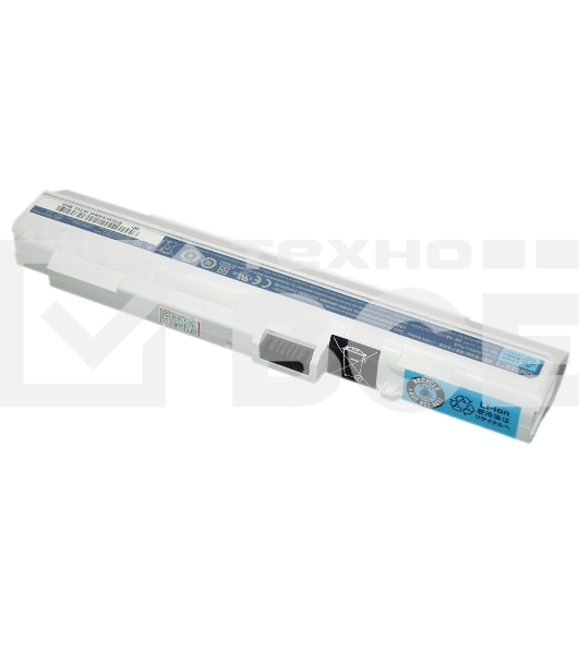 Аккумуляторная батарея для ноутбука Acer Aspire One ZG-5 D150 A110 A150 531h 11.1V 5200mAh OEM белая
