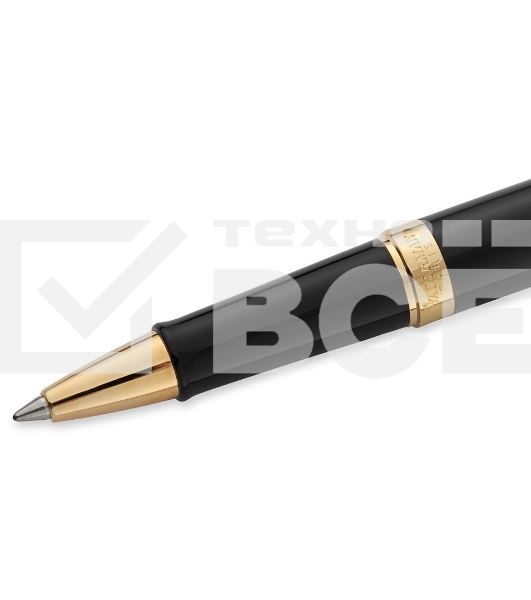 Ручка роллер Waterman Hemisphere (CWS0920750) Matte Black GT F черн. черн. подар.кор.
