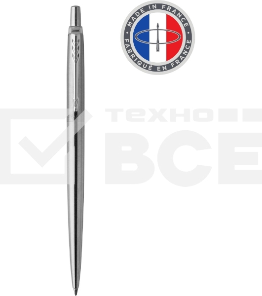 Ручка шариковая Parker Jotter Core K61 (CW1953170) Stainless Steel CT M син. черн. подар.кор.