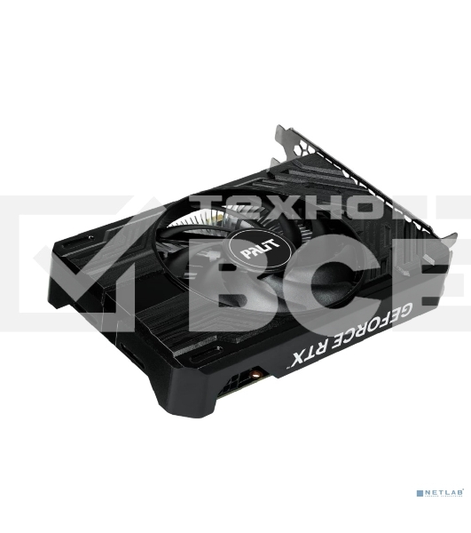Видеокарта Palit PA-RTX4060 STORMX 8GB 8192Mb 128 GDDR6 1830/17000 HDMIx1 DPx3 HDCP Ret