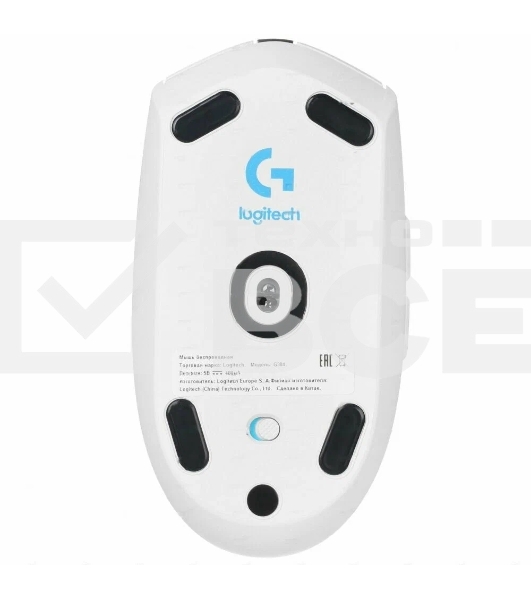 Мышь беспроводная Logitech G304 Lightspeed белый, 12000 dpi, радиоканал, USB, кнопки - 6