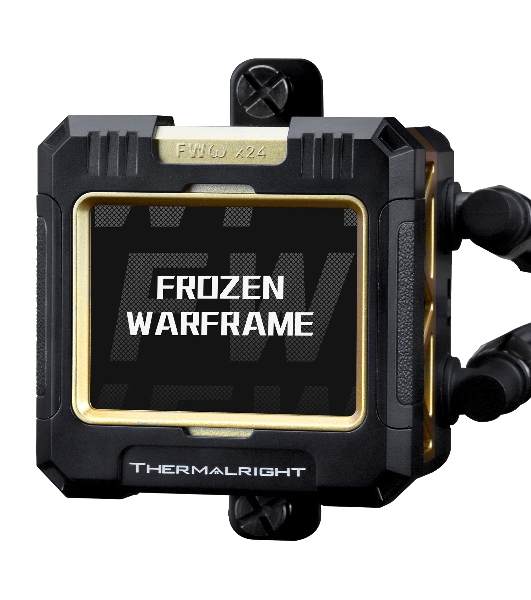 Система жидкостного охлаждения Thermalright Frozen Warframe 360 ARGB Soc-AM5/AM4/1200/1700/1851 черный 4-pin 29.8dB Al LCD Ret (F-WFRAME-360-BL-ARGB)