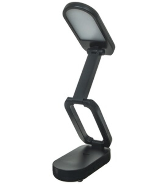 Настольный светильник ULTRAFLASH (15726) UF-807 C02 черный (Led св-к настольный, 10Вт, ССТ, диммируемый, RGb подсветка)