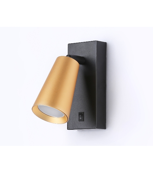Светильник Ambrella light TA13142 BK/GD черный/золото GU10 max 12W 140*60*90