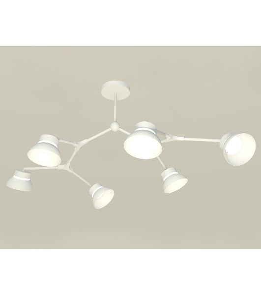 Светильник Ambrella light XB9055100/6 SWH/FR белый песок/белый матовый GX53 (C9055, N8140)