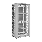Шкаф телекоммуникационный 19' напольный 42U ExeGate EC-FS-42U.600.1000.V.V.GREY (19”, 42U, 600x1000x2054mm (ШхГхВ), передняя и задняя двери перфорированные, съемные боковые панели, пыле- и влагозащита IP20, встроенный вентиляционный модуль, 1 полка в комплекте, светло-серый RAL 7035, 3 коробки), фото12